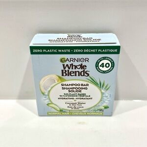 🟠5/$25 NEW Garnier Whole Blends Shampoo Bar (Coconut Water & Aloe Vera)